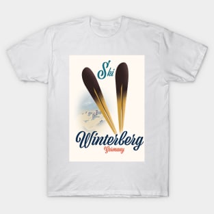 Winterberg Germany ski poster. T-Shirt